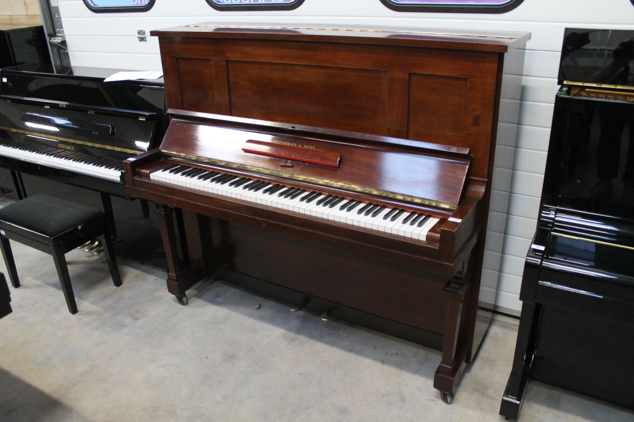 Steinway upright piano
