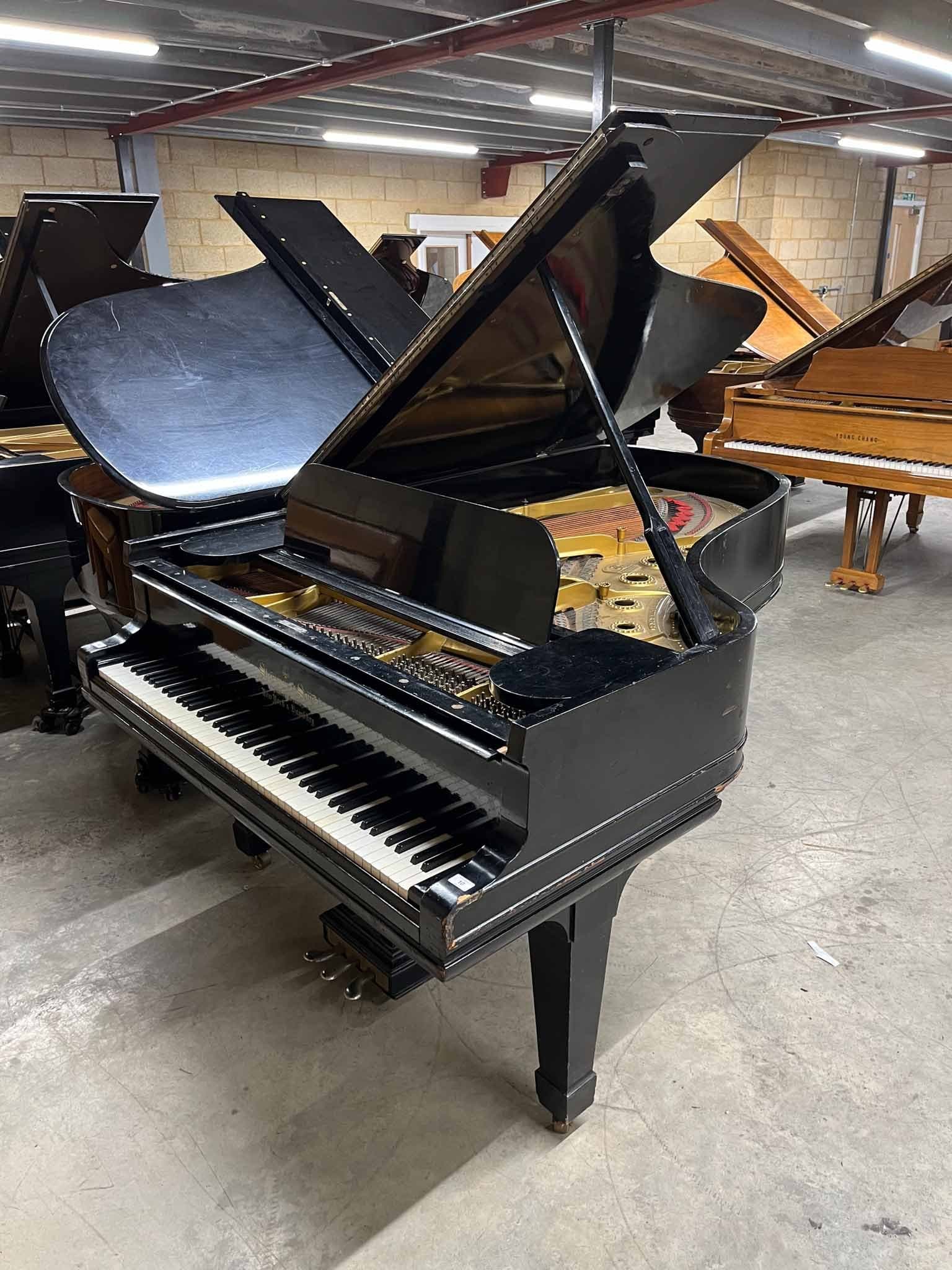 Steinway upright piano