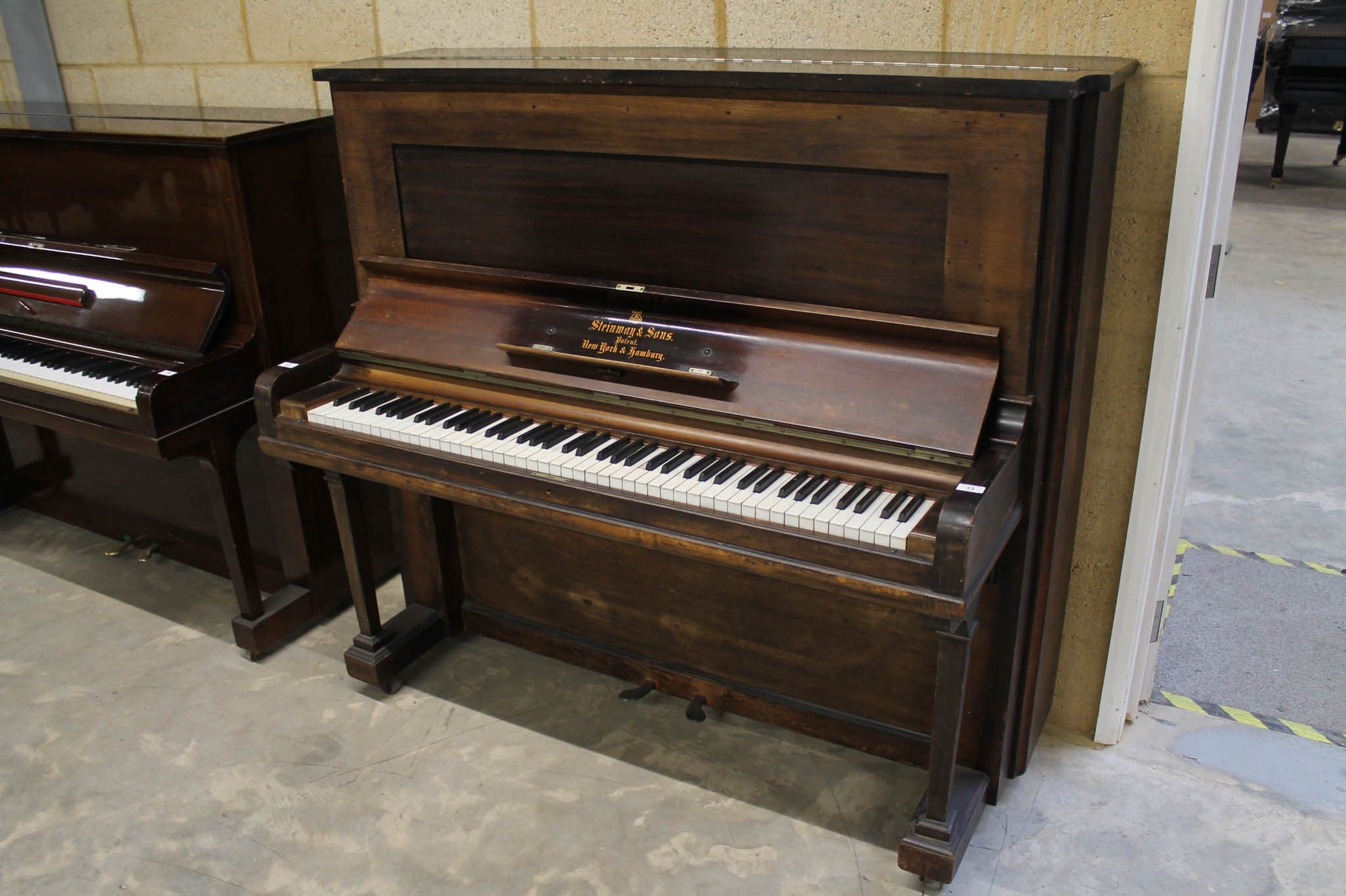 Steinway upright piano