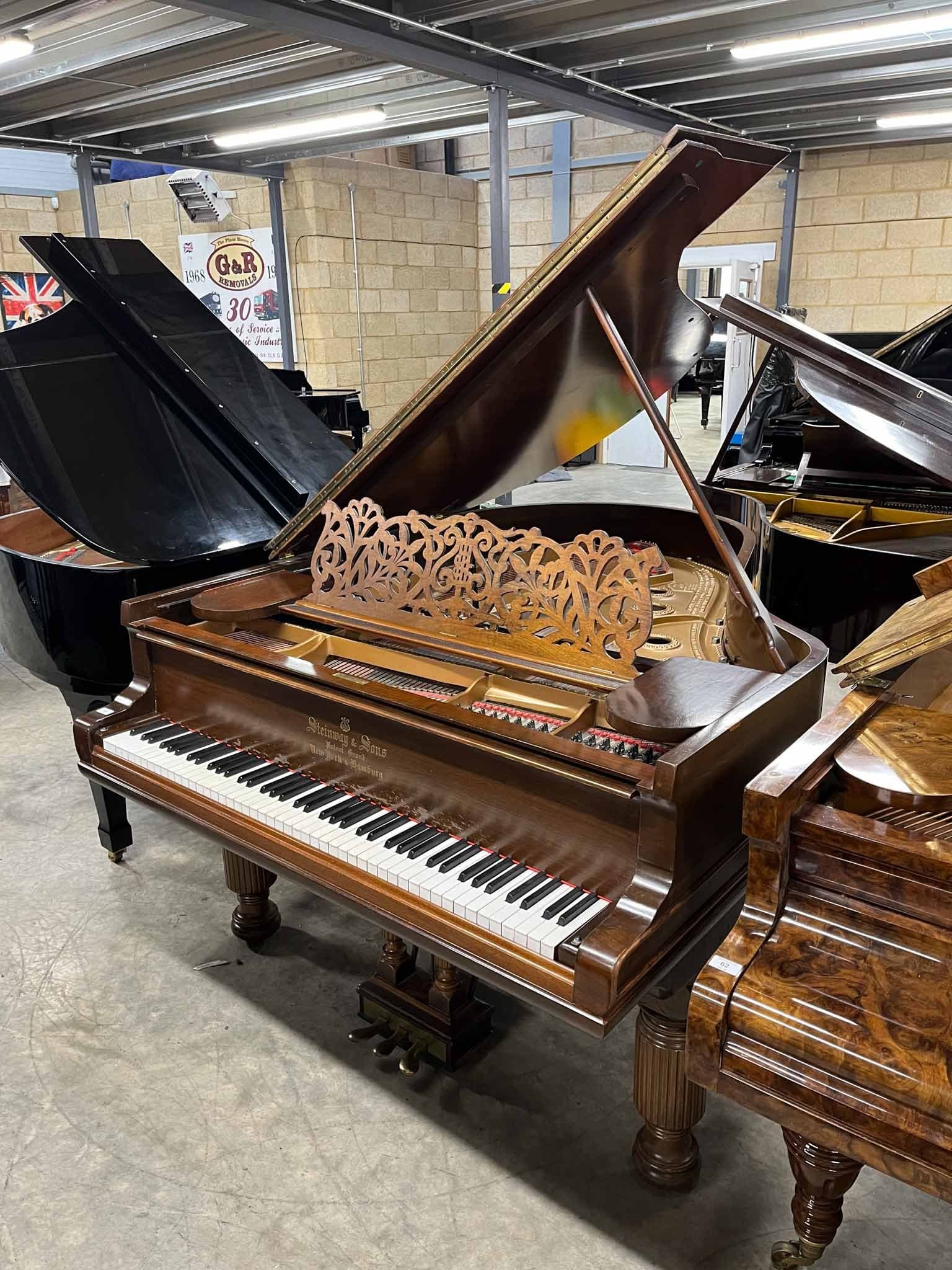 Steinway upright piano