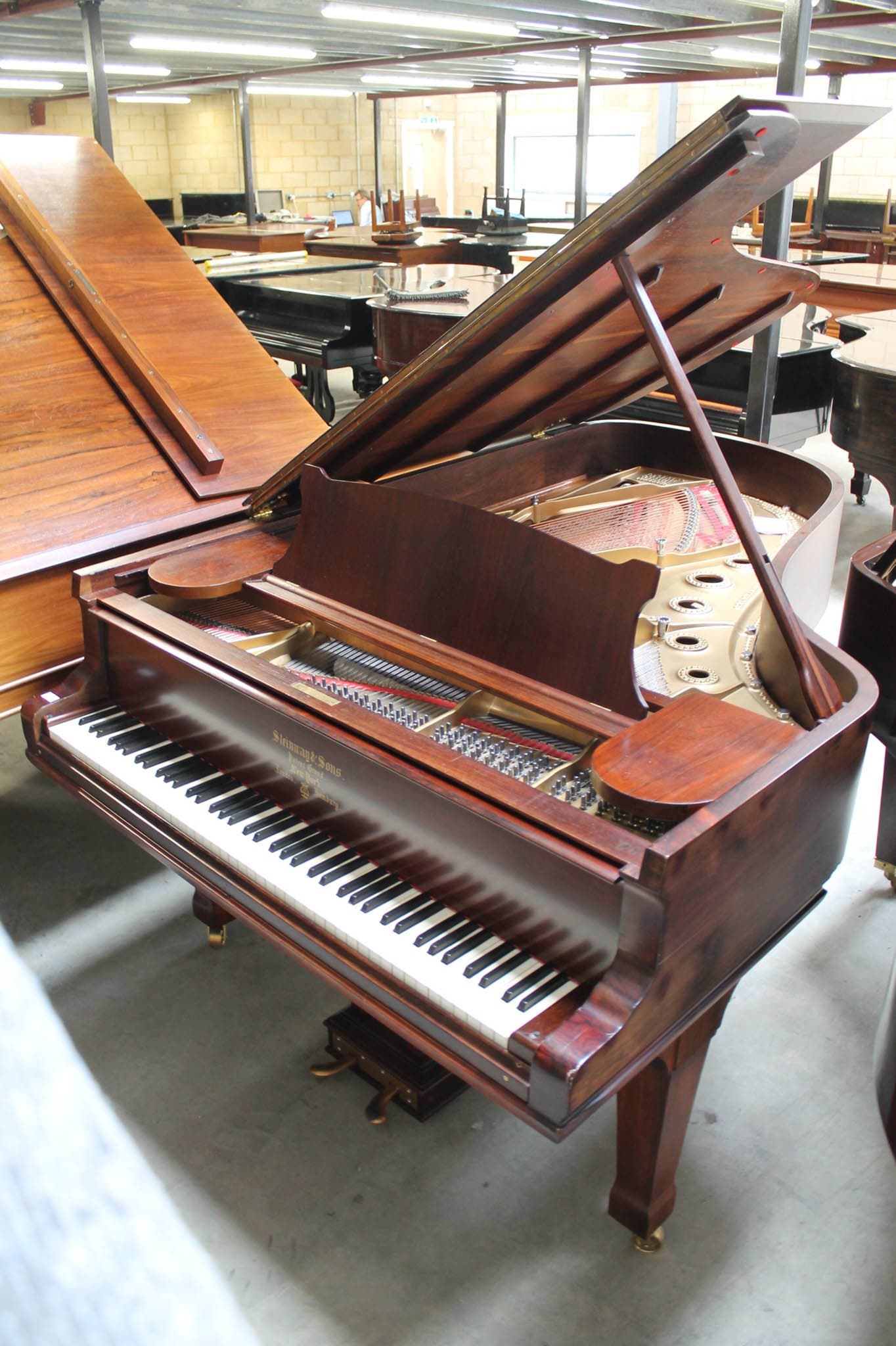 Steinway upright piano