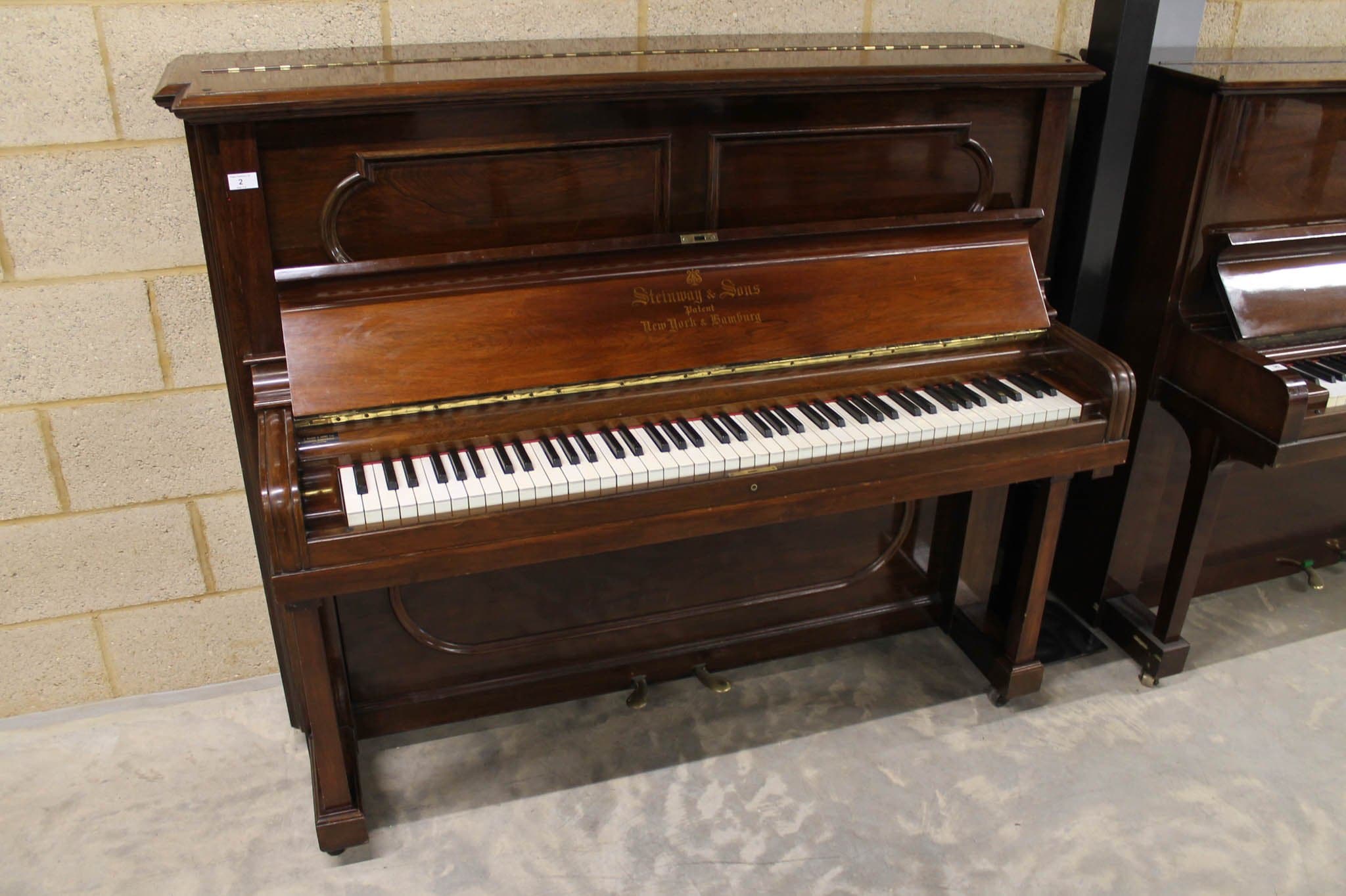 Steinway upright piano