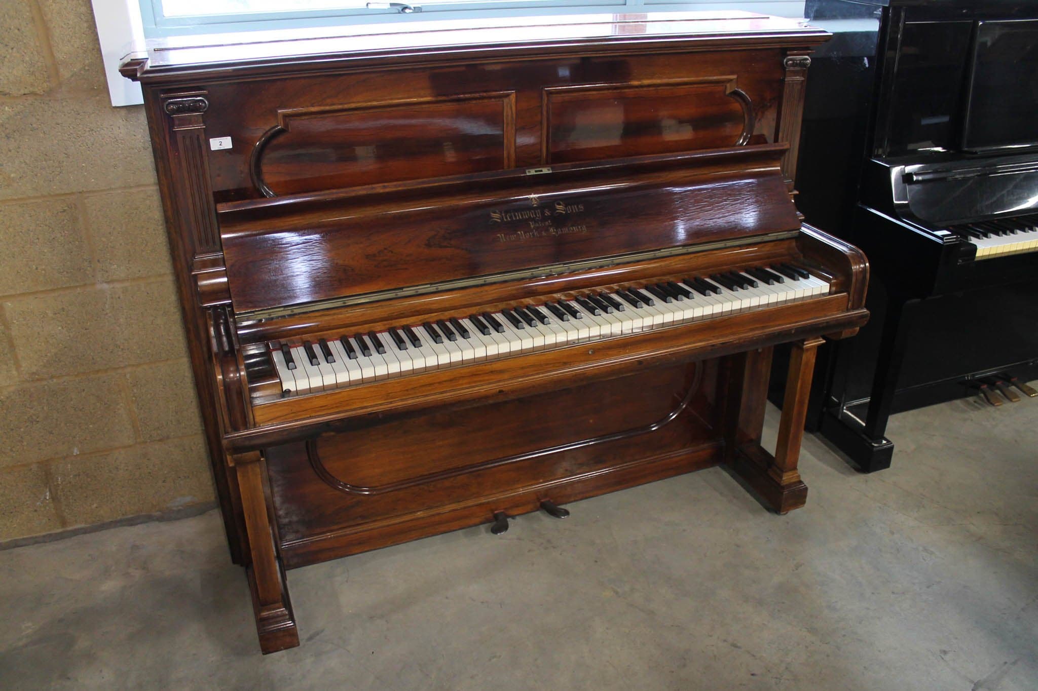 Steinway upright piano