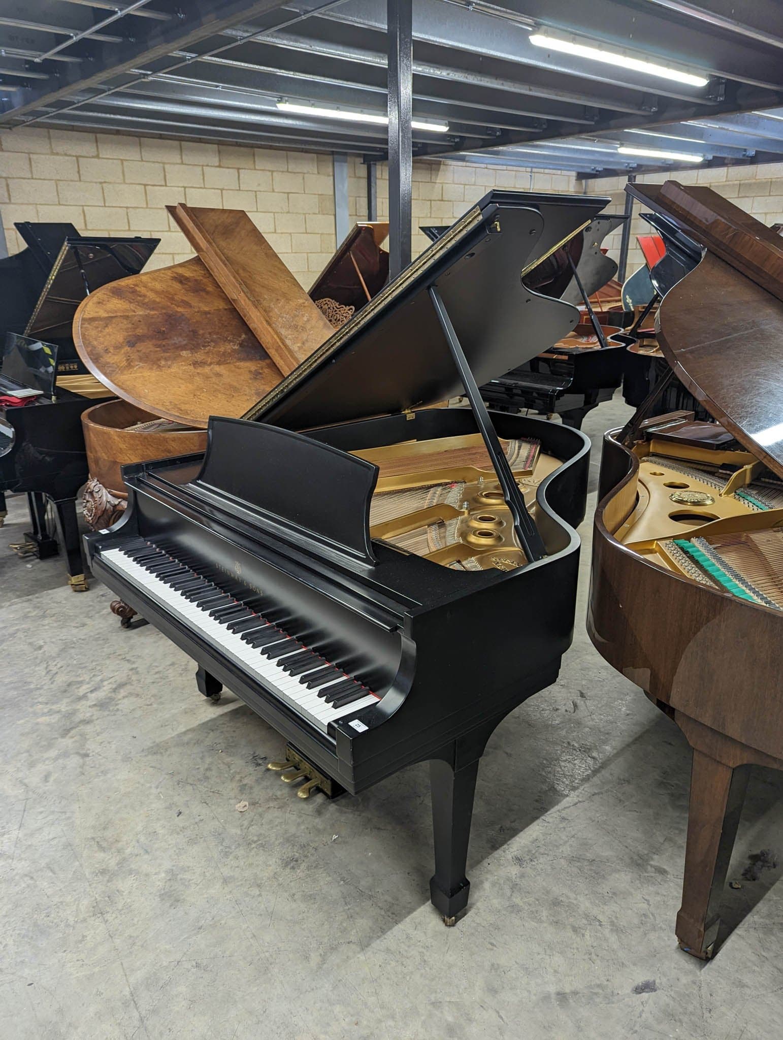 Steinway upright piano