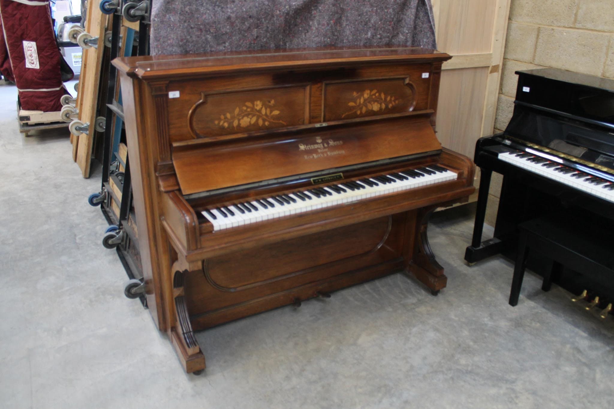 Steinway upright piano