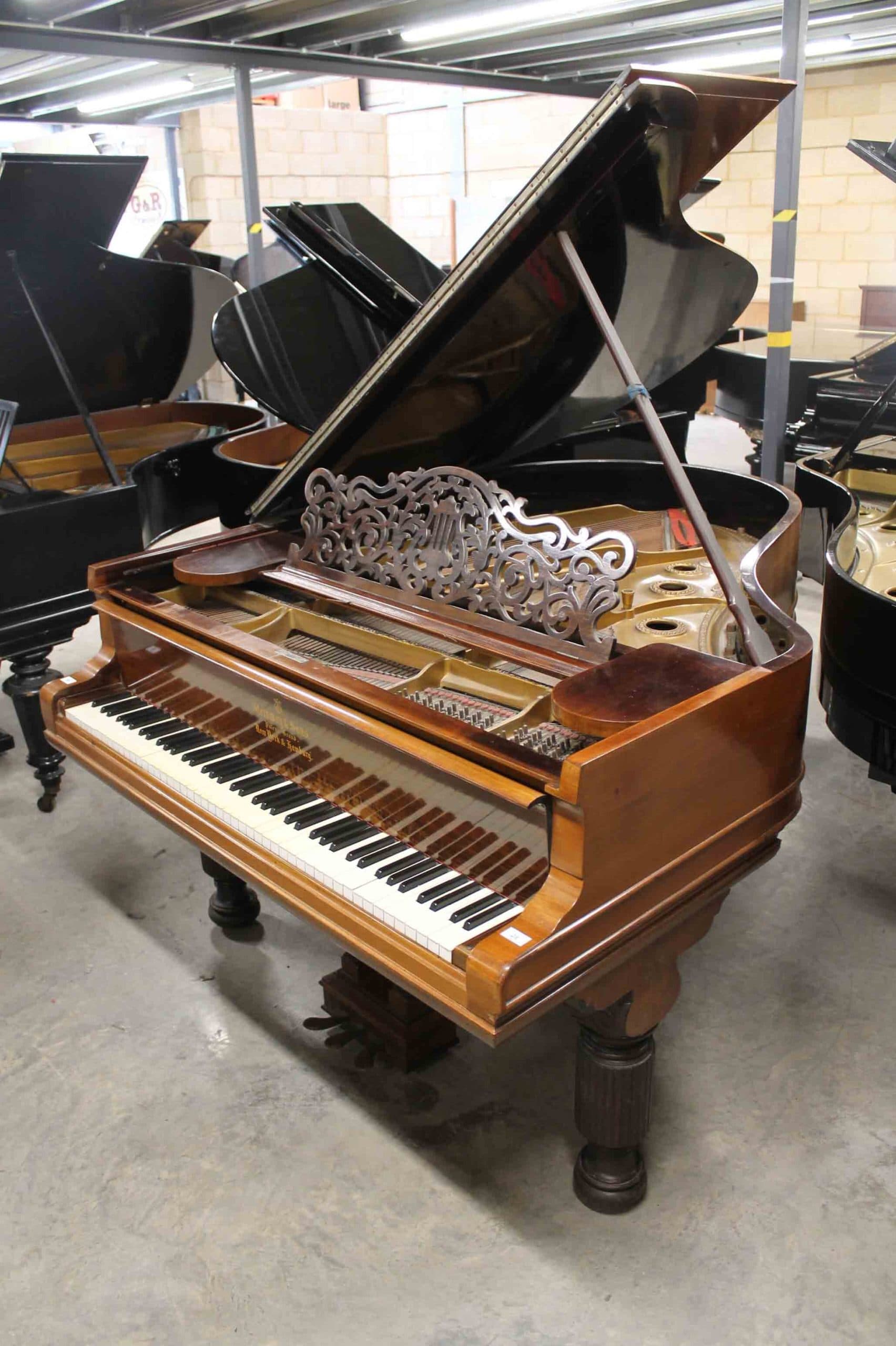 Steinway upright piano