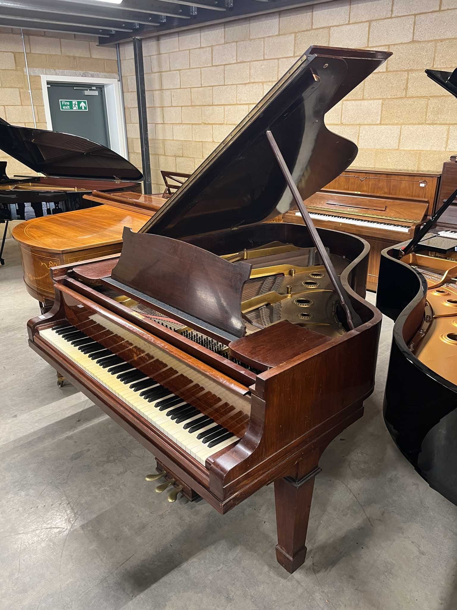 Steinway upright piano