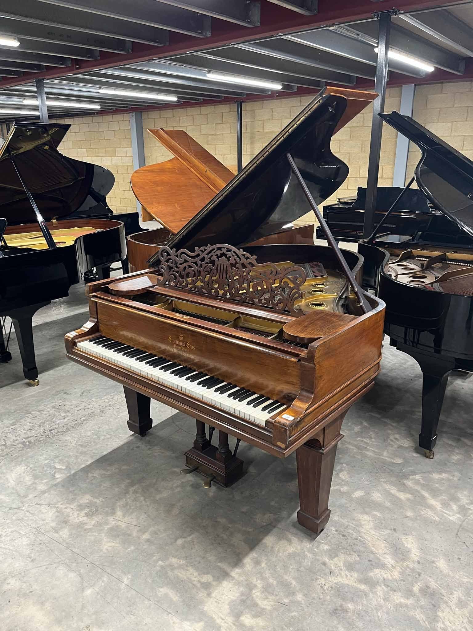 Steinway upright piano