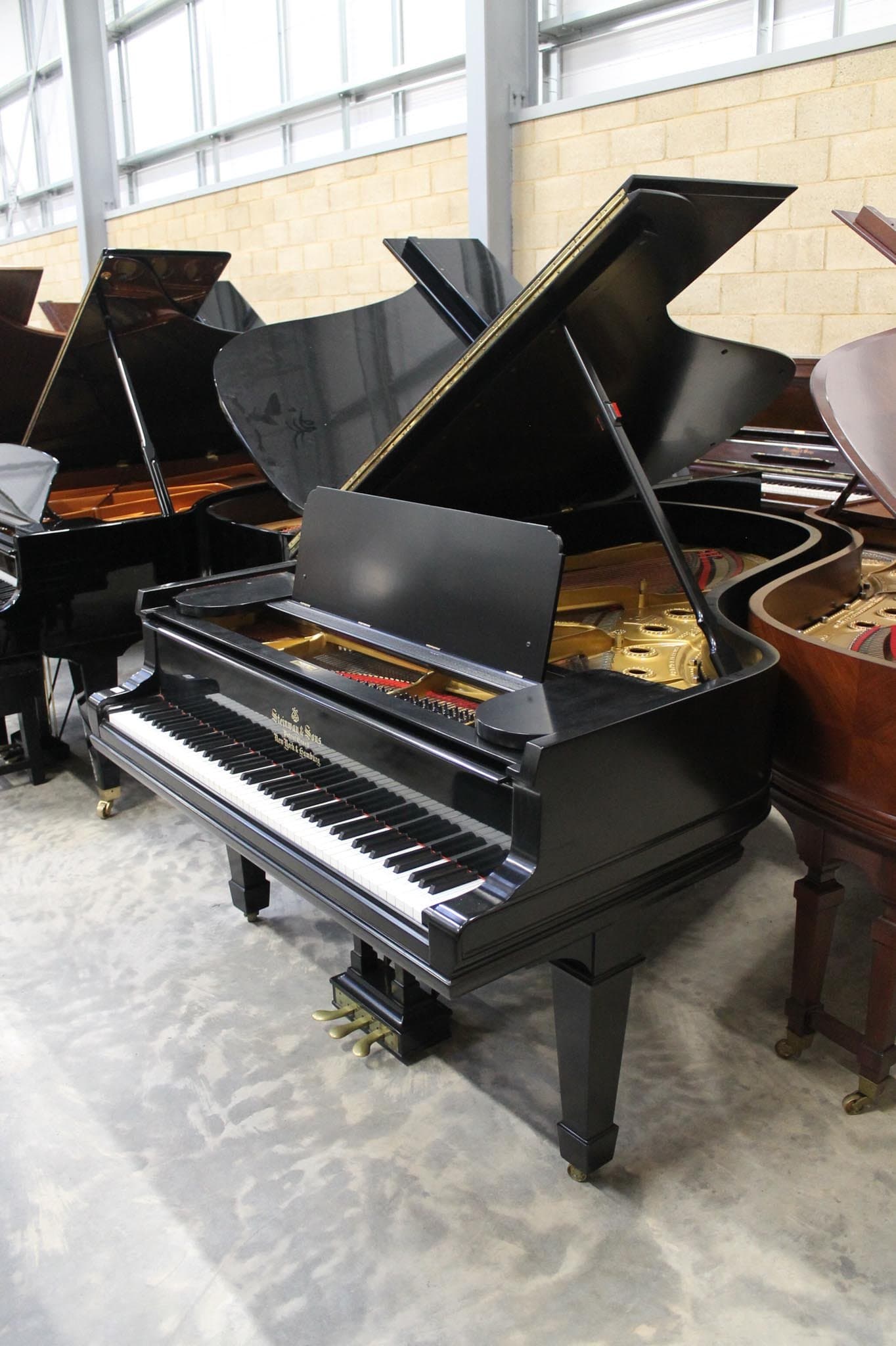Steinway upright piano