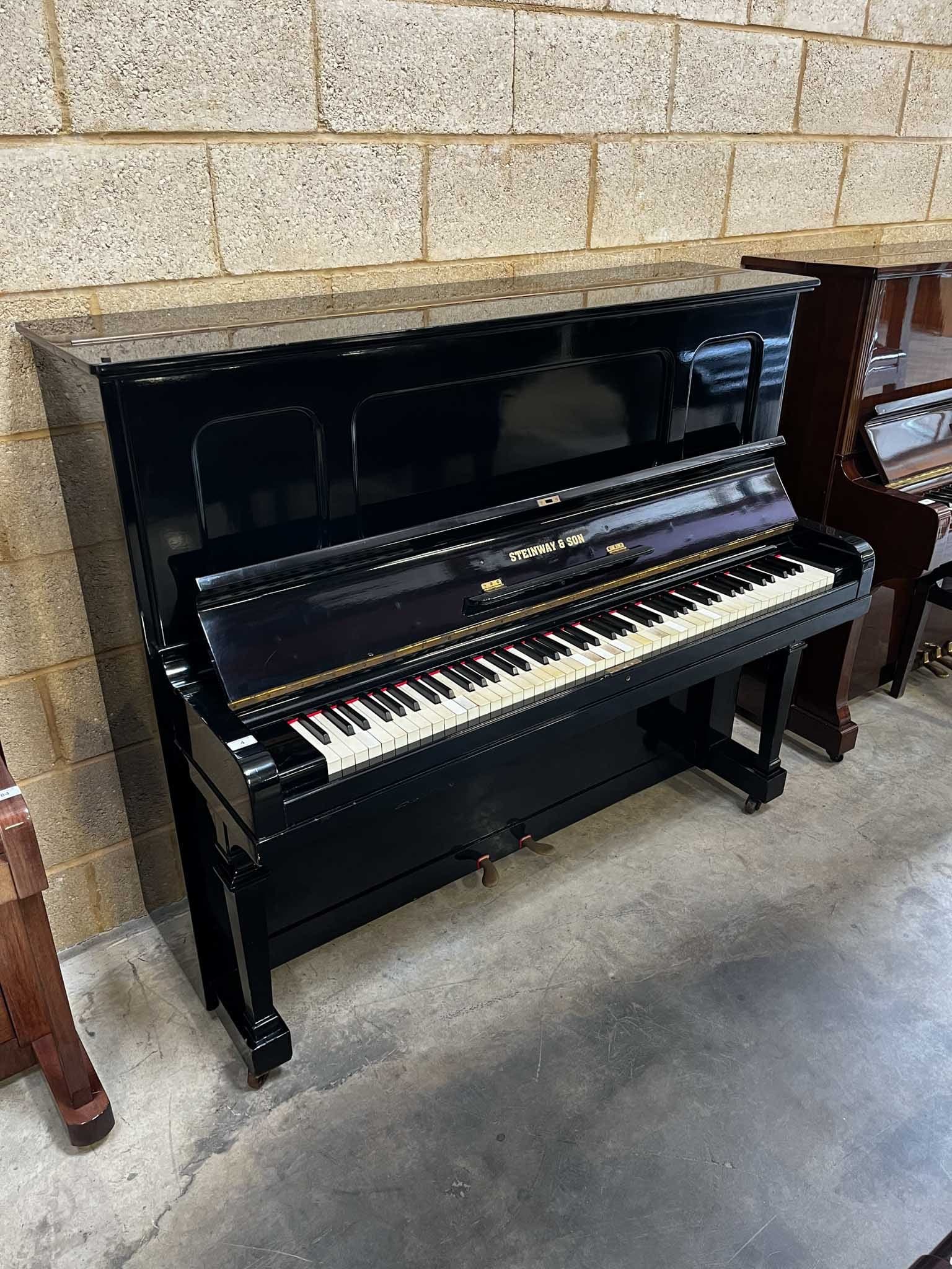 Steinway upright piano