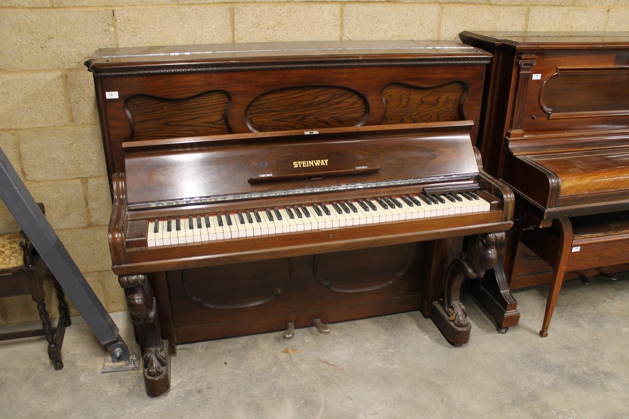 Steinway upright piano