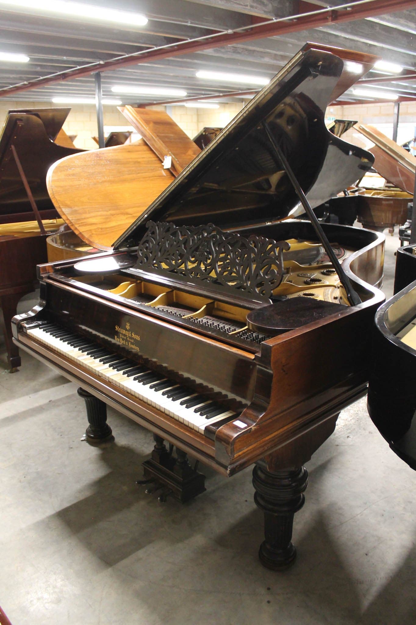 Steinway upright piano