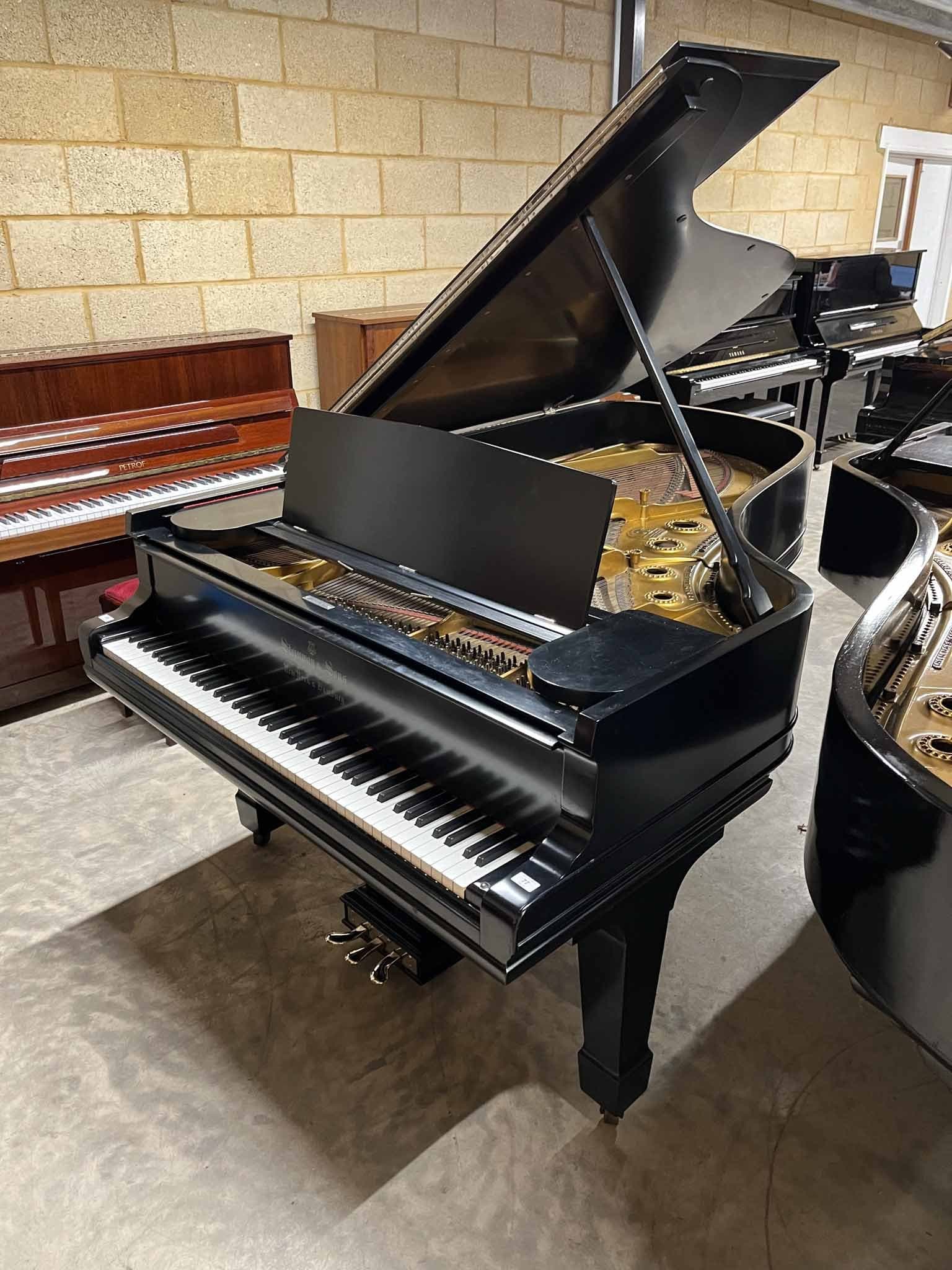 Steinway upright piano