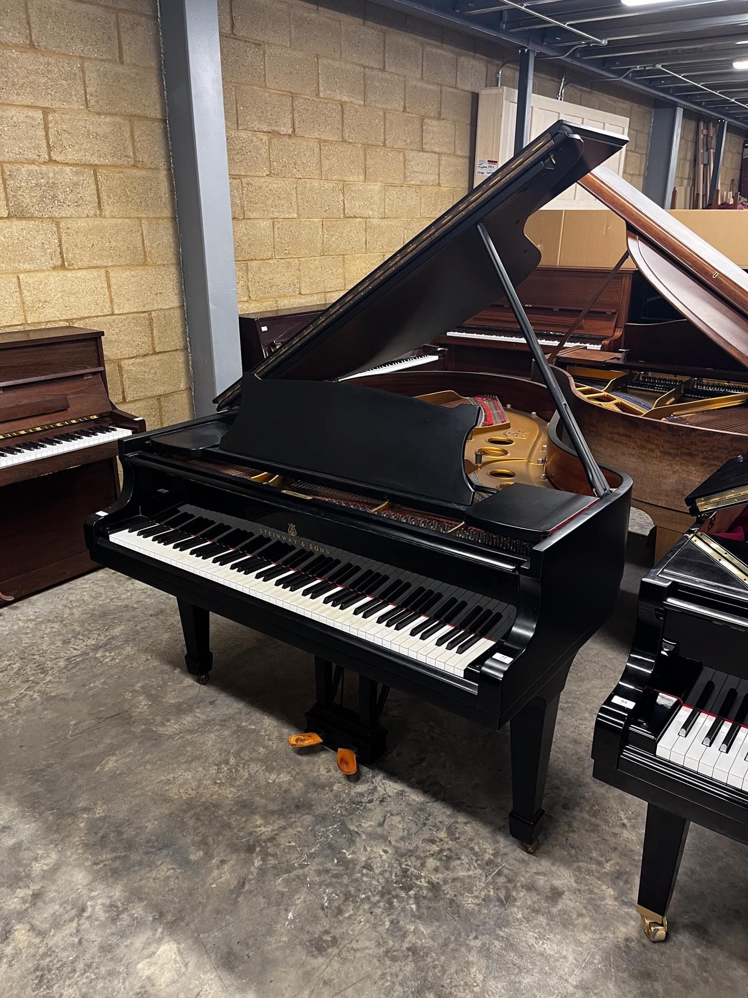 Steinway upright piano