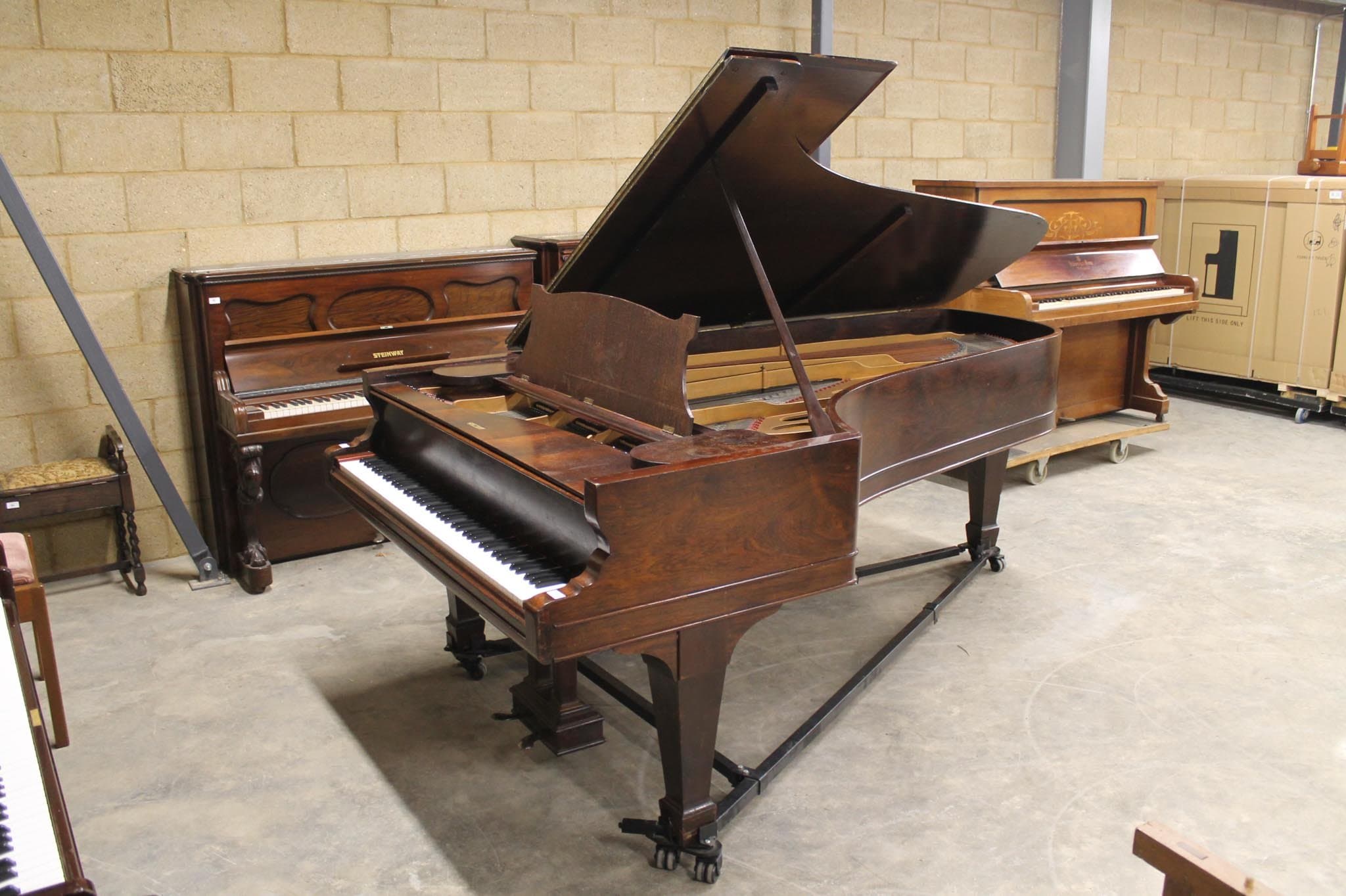 Steinway upright piano