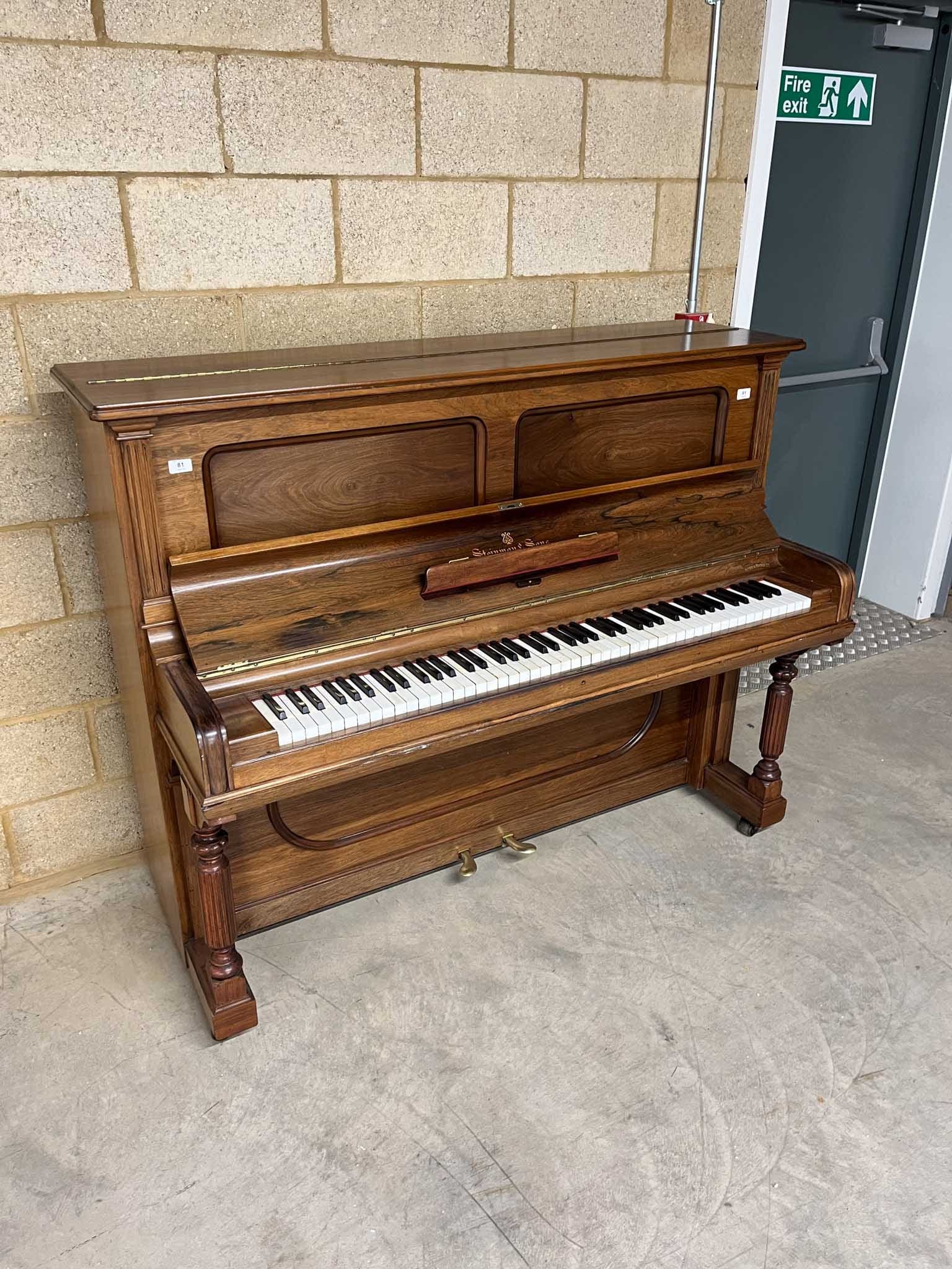 Steinway upright piano