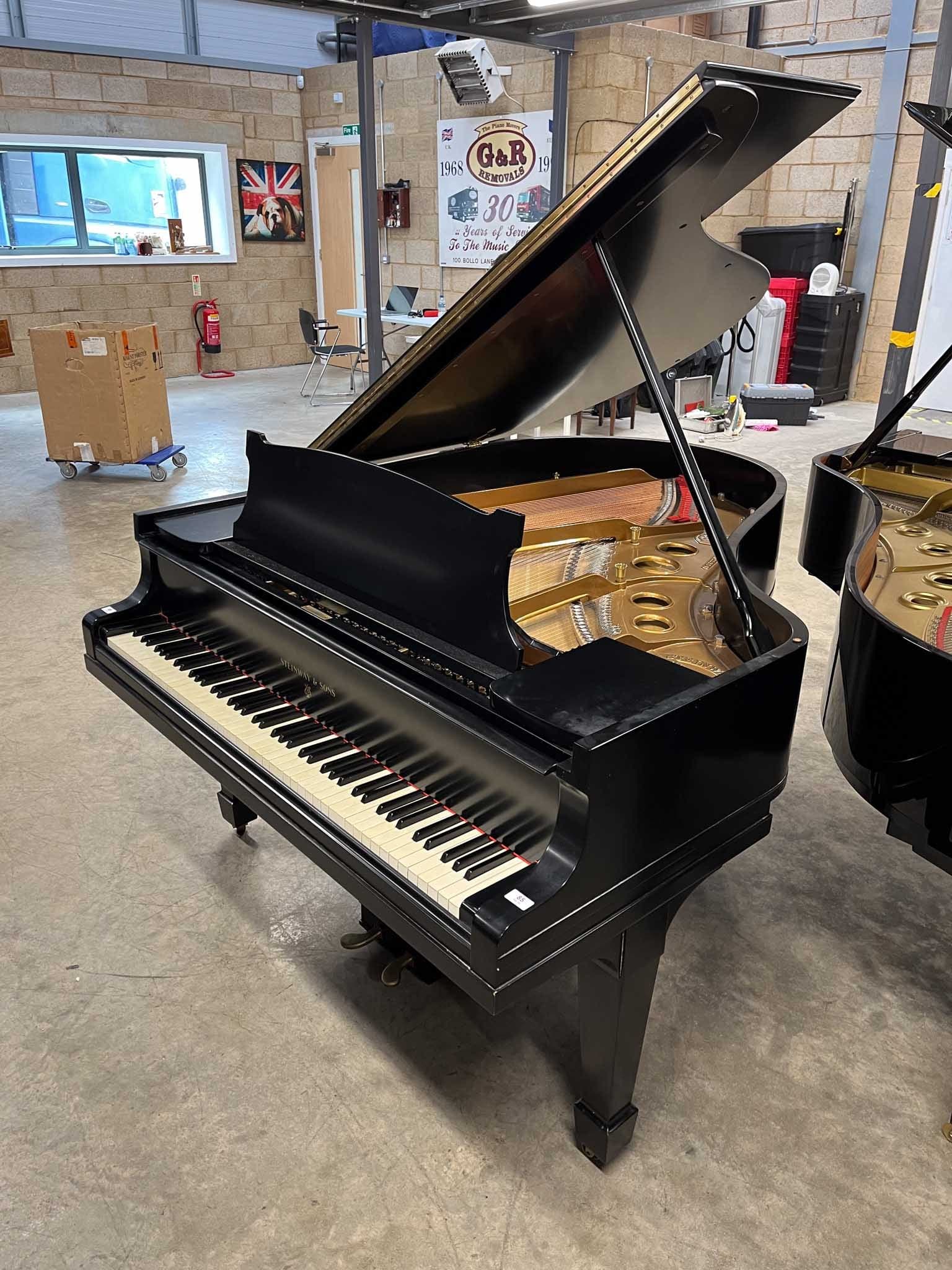 Steinway upright piano