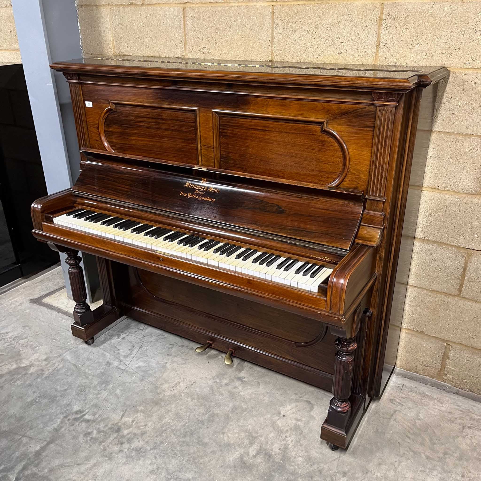 Steinway upright piano