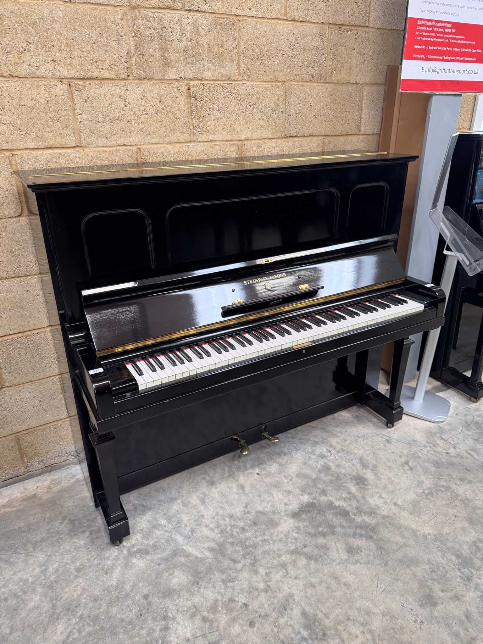 Steinway upright piano