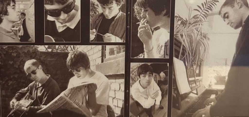 Collection of Oasis band members included Paul Arthurs.